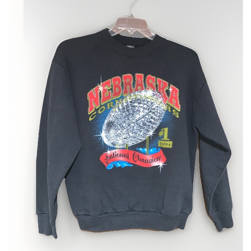 Vintage Nebraska Cornhuskers 1994 national champions Pullover Sweater Size Large